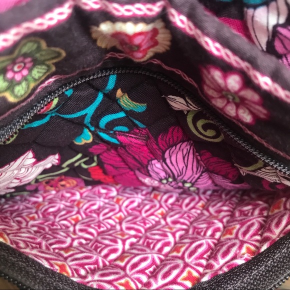 Vera Bradley Mod Floral PINK Crossbosy Hipster EUC - Picture 10 of 11